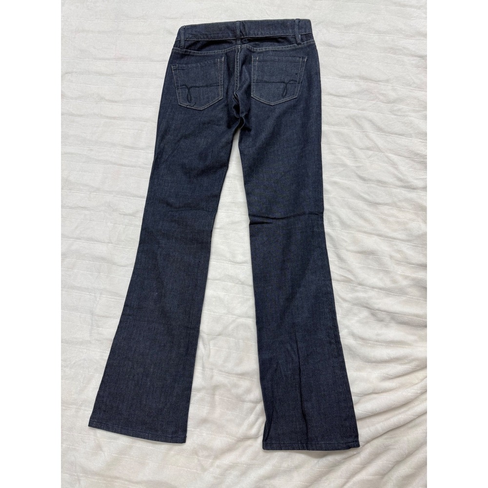 Jacob Dark Blue Flare Jeans - Picture 7 of 8